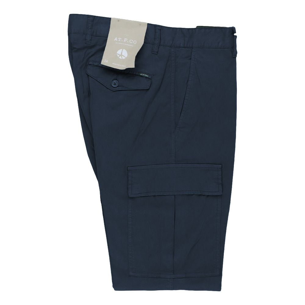 AT.P.CO Blue Cotton Jeans for Modern Elegance