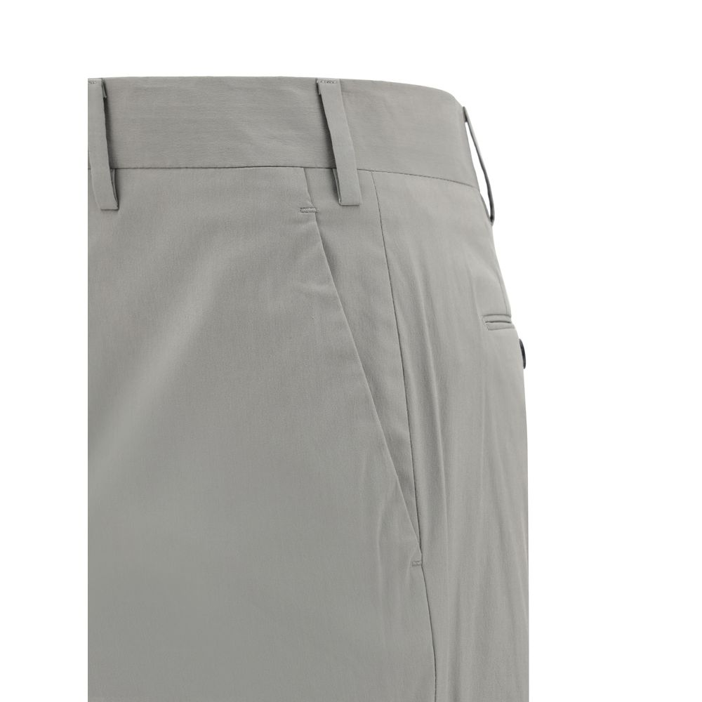 Germano Beige Cotton Pants for Elevated Sophistication and Style