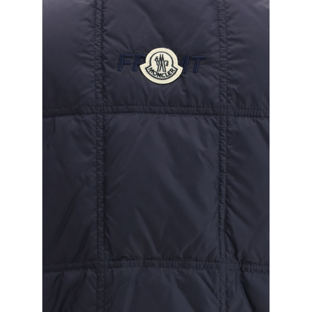 Moncler Black Nylon Vaile Vest in Luxe Minimalist Design