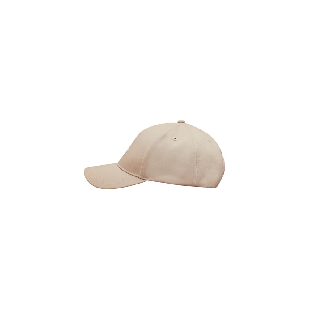 Calvin Klein Beige Monogram Print Cap for Elevation