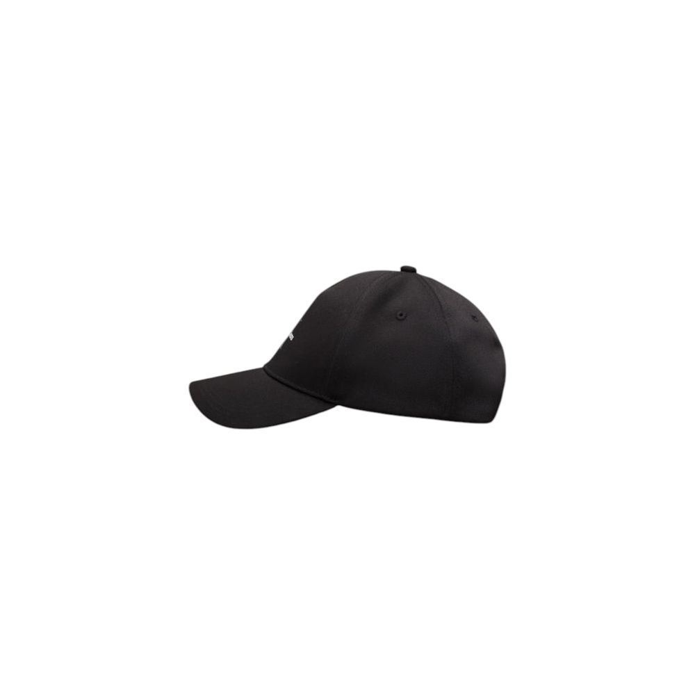 Calvin Klein Black Cotton Cap for Modern Elegance