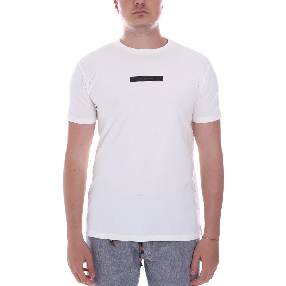 Yes Zee White Cotton T-Shirt – Effortless Luxury Essential