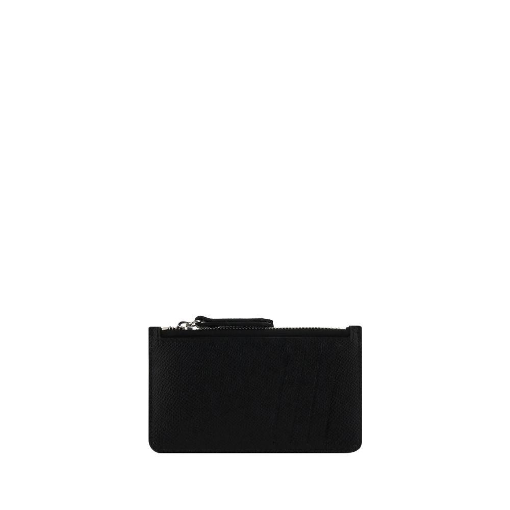 Margiela Black Premium Calfskin Leather Card Holder