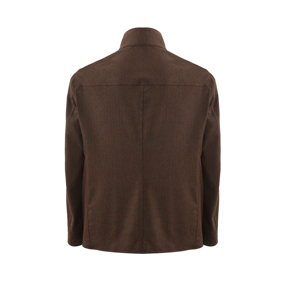 Lardini Blue Wool Jacket for Sophisticated Style