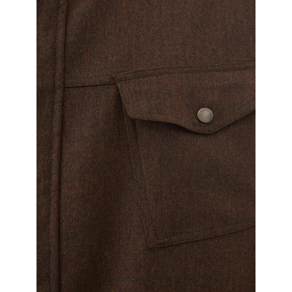 Lardini Blue Wool Jacket for Sophisticated Style