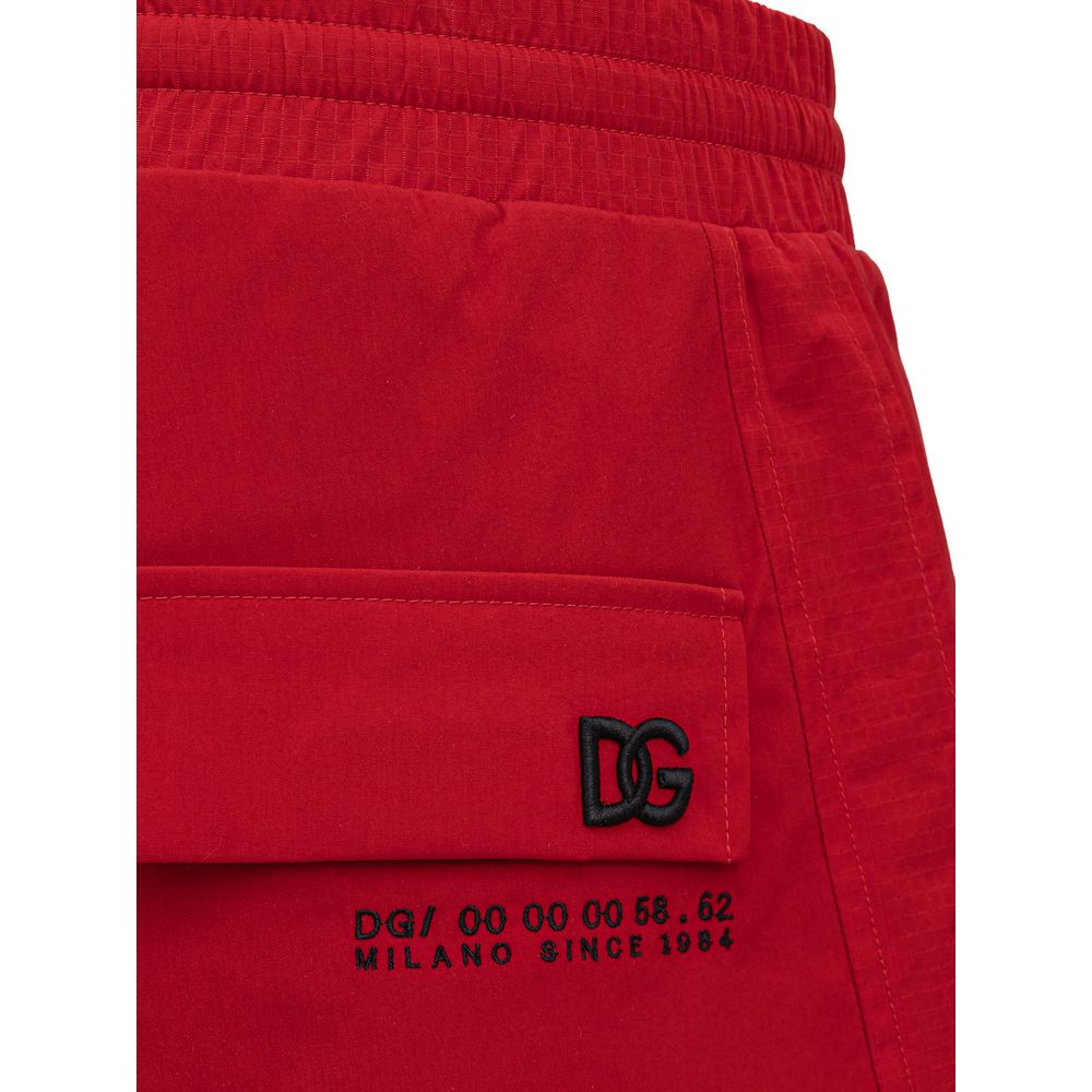 Dolce & Gabbana Red Denim Jeans & Pant for Elevated Style