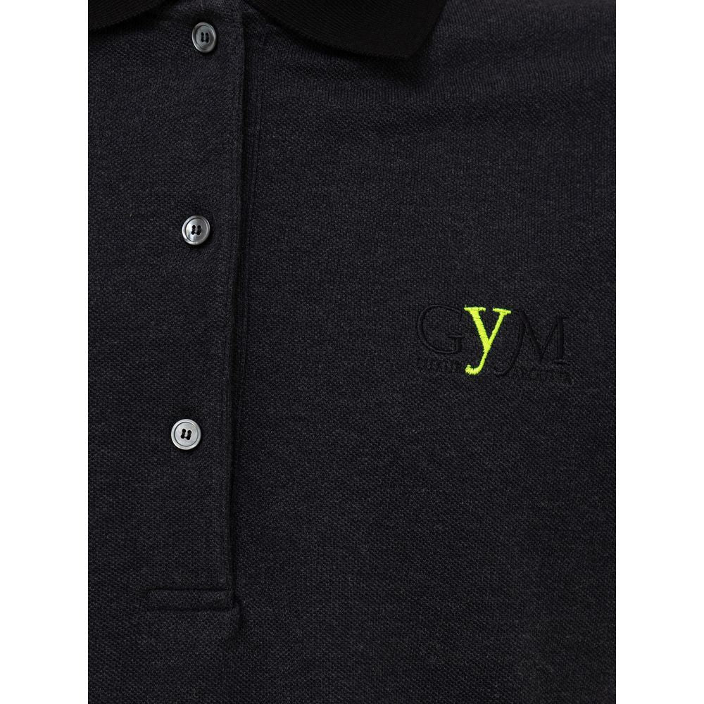 Fendi Black Cotton Polo Shirt - Timeless Sophistication