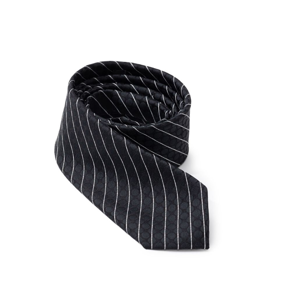 Dolce & Gabbana Black Silk Ties & Bowtie for Distinct Elegance