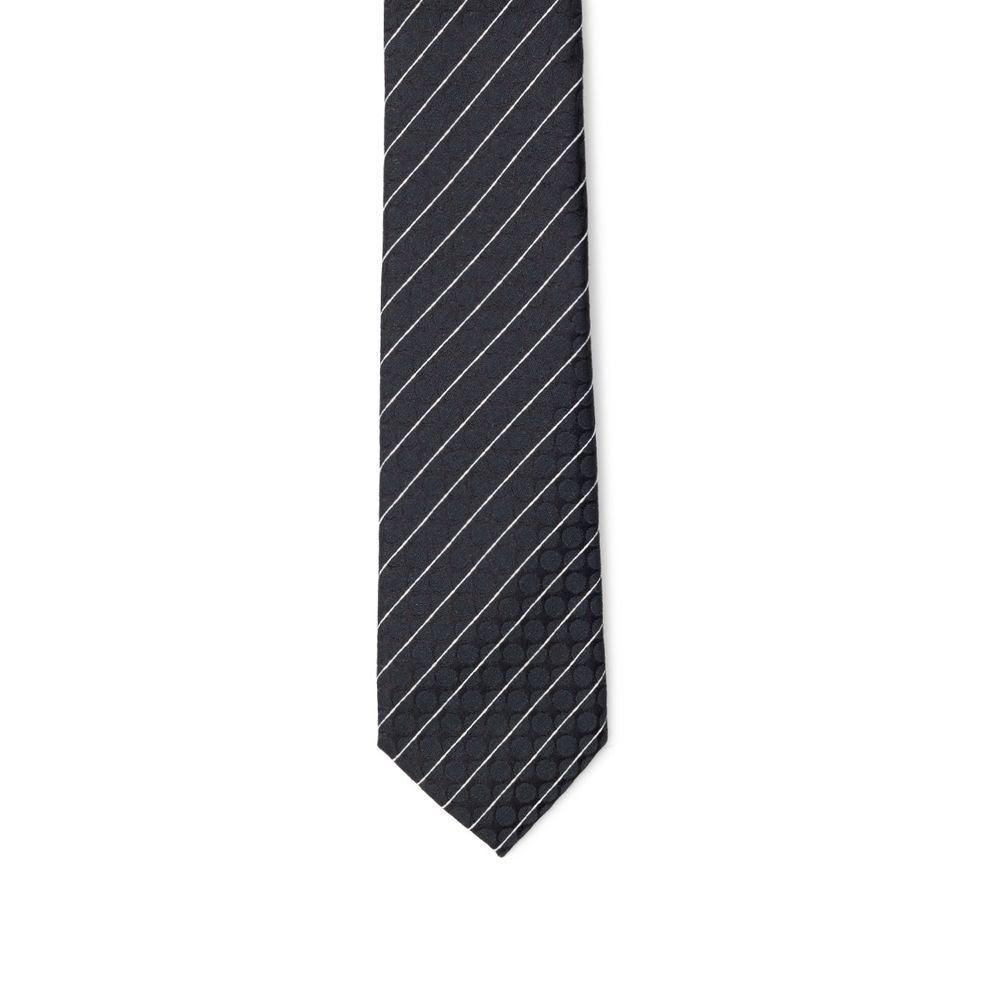 Dolce & Gabbana Black Silk Ties & Bowtie for Distinct Elegance