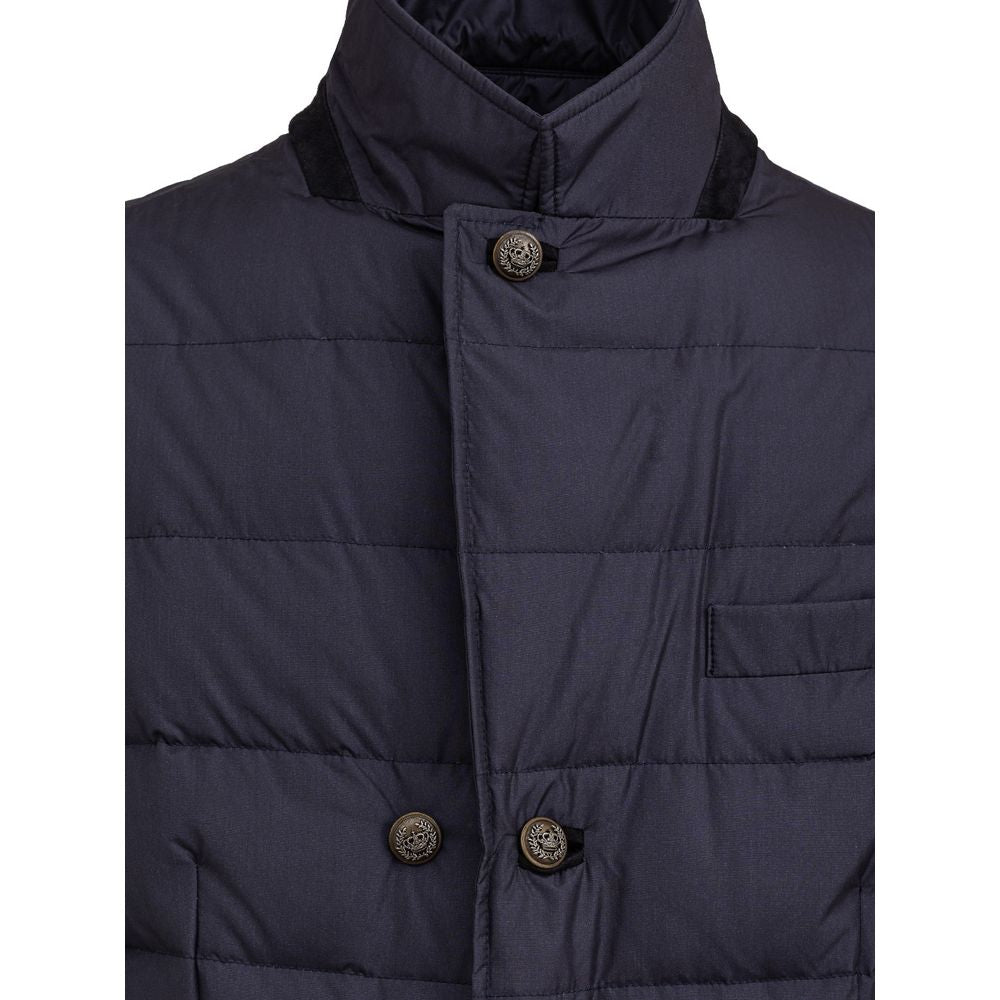 Dolce & Gabbana Blue Wool Jacket - Timeless Luxury Outerwear