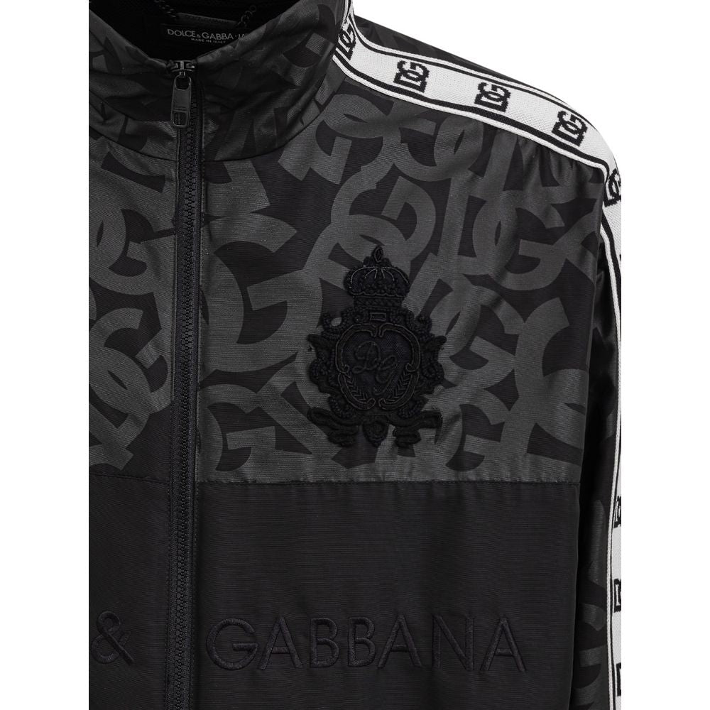 Dolce & Gabbana Black Leather Jacket - Timeless Elegance Redefined
