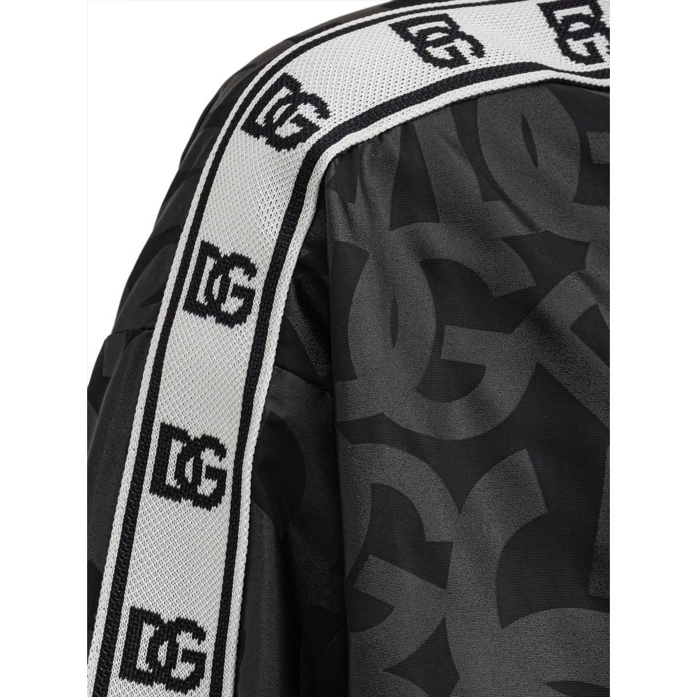 Dolce & Gabbana Black Leather Jacket - Timeless Elegance Redefined