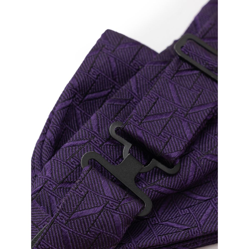 Dolce & Gabbana Purple Silk Ties & Bowtie Collection