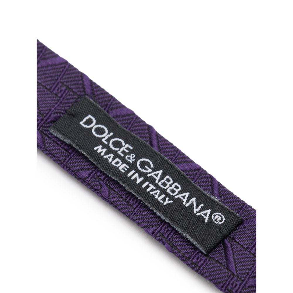 Dolce & Gabbana Purple Silk Ties & Bowtie Collection