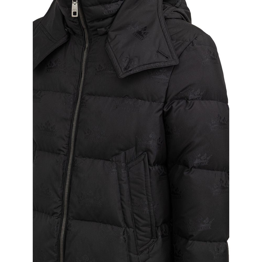 Dolce & Gabbana Black Cotton Jacket for Timeless Elegance