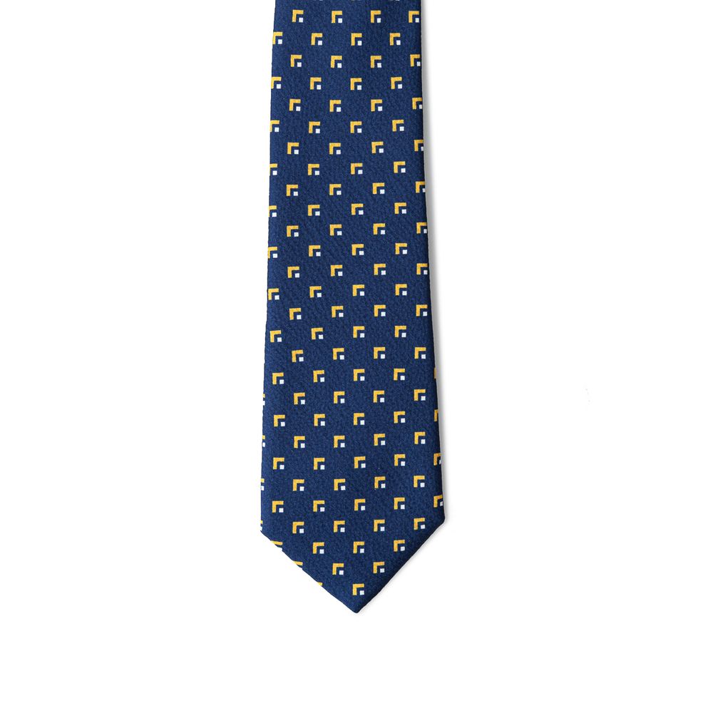 Giorgio Armani Blue Silk Tie in Elegant Design