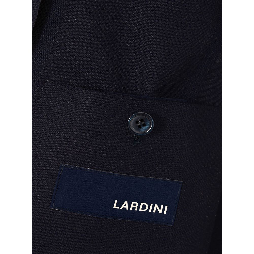 Lardini Blue Cotton Jacket for Timeless Sophistication