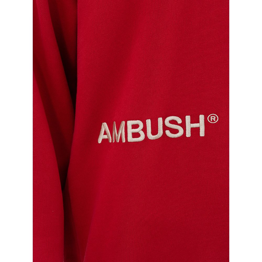 Ambush Elevated Red Cotton Sweater for Modern Luxury