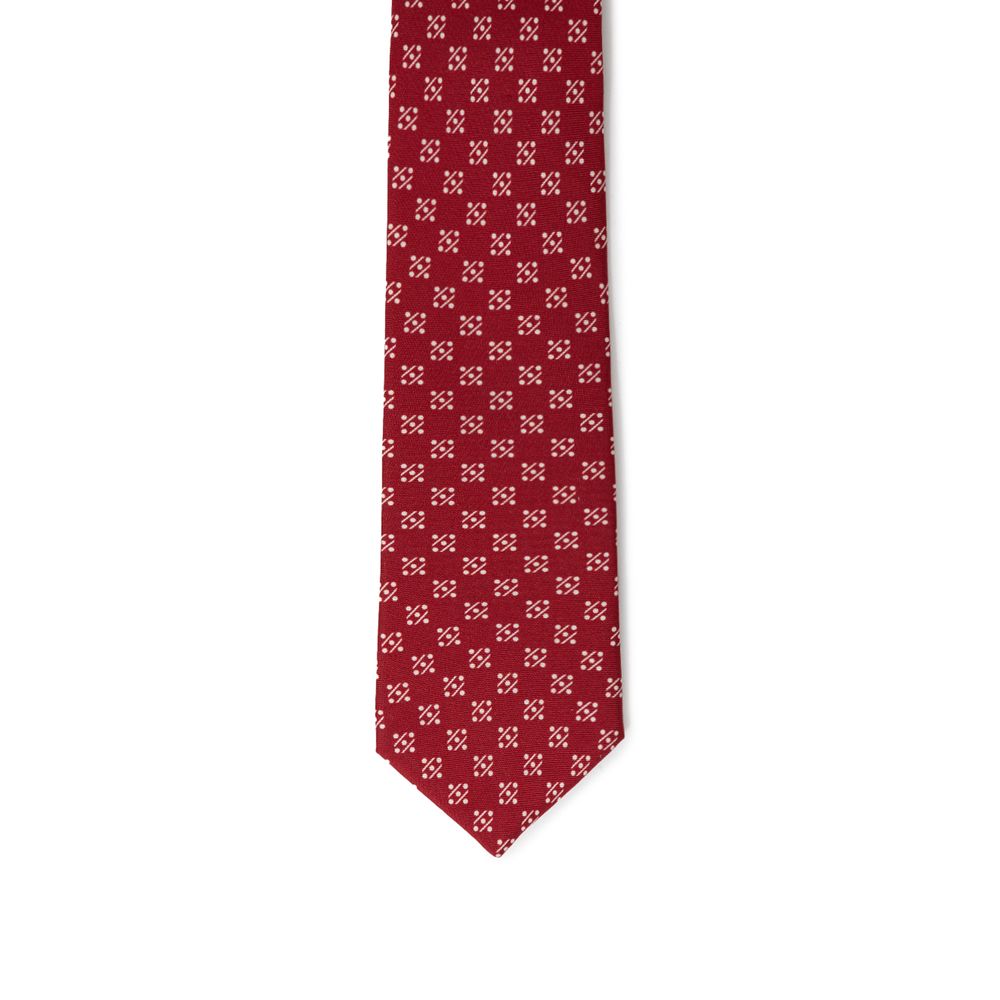 Giorgio Armani Red Silk Tie for Timeless Elegance