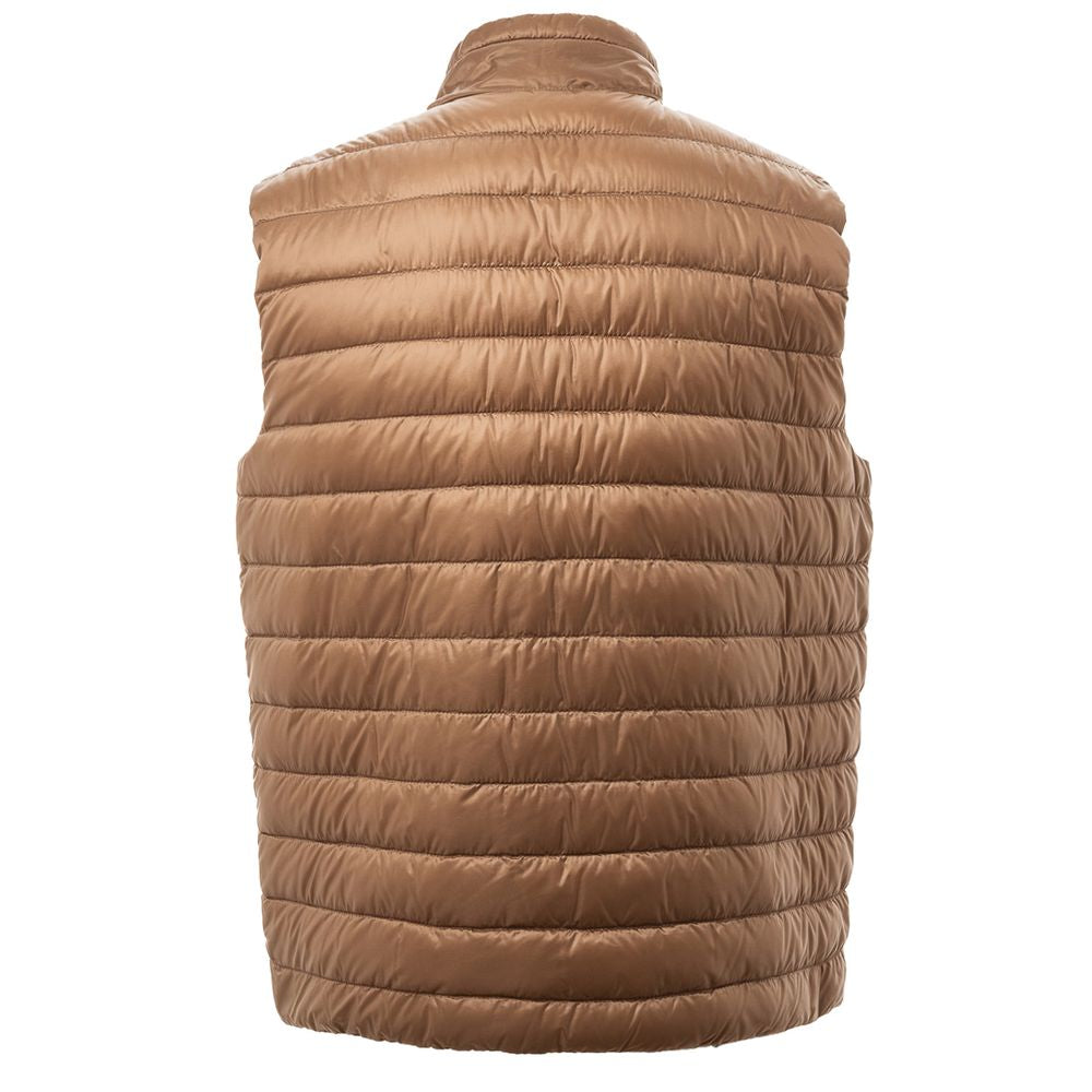 Herno Brown Down Vest - Elevate Your Wardrobe with Luxury