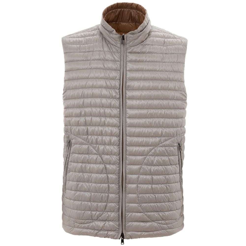 Herno Brown Down Vest - Elevate Your Wardrobe with Luxury