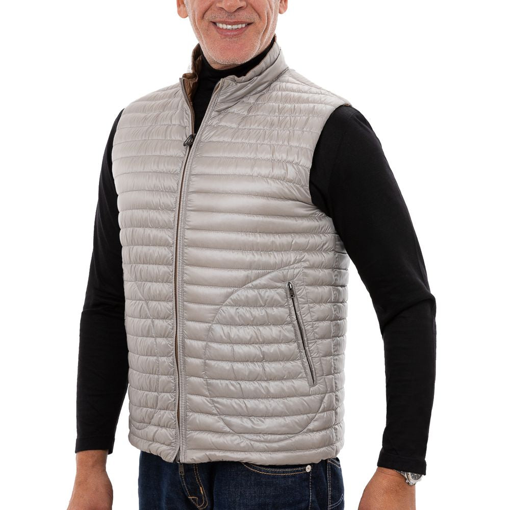Herno Brown Down Vest - Elevate Your Wardrobe with Luxury