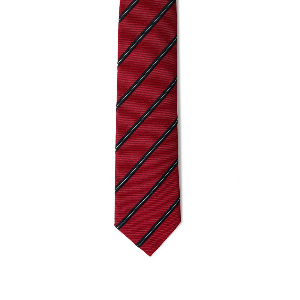 Giorgio Armani Red Silk Tie for Timeless Elegance