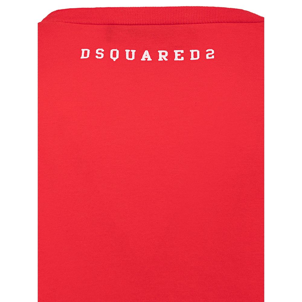 Dsquared² Red Cotton T-Shirt - Contemporary Luxury Essential