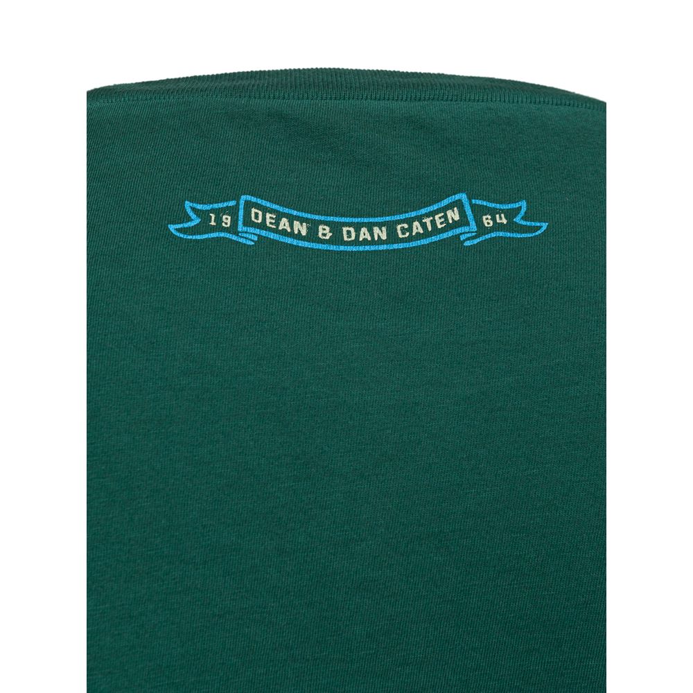 Dsquared² Green Cotton T-Shirt for Elevated Casual Style