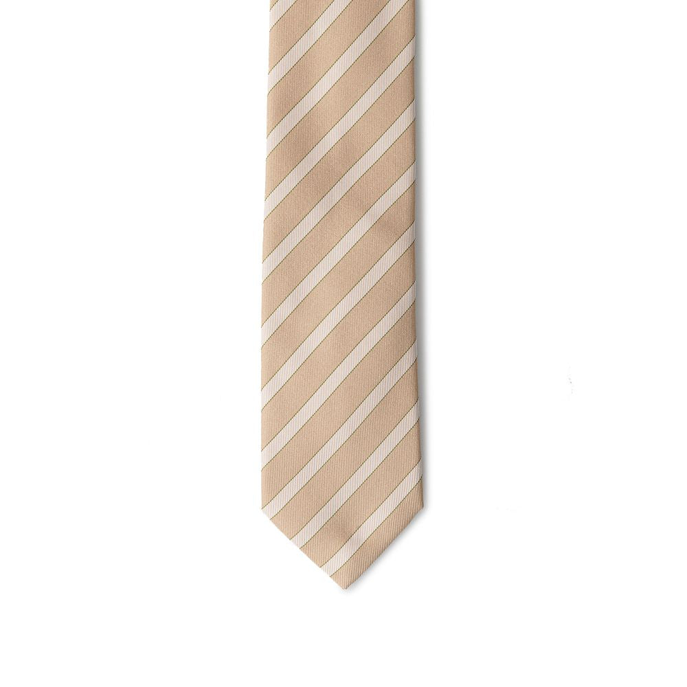 Giorgio Armani Gold Silk Tie for Timeless Elegance