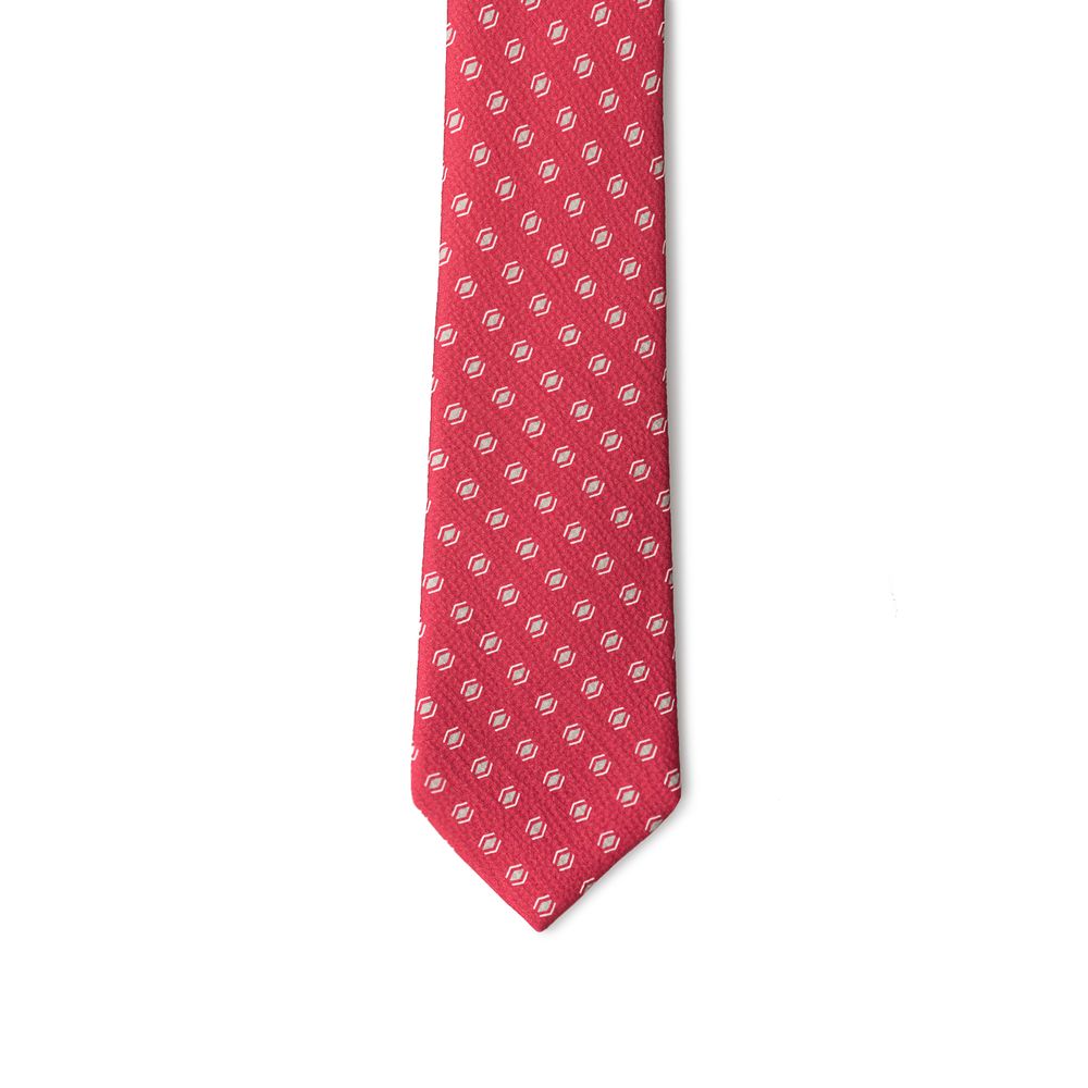 Giorgio Armani Red Silk Tie for Elevated Style