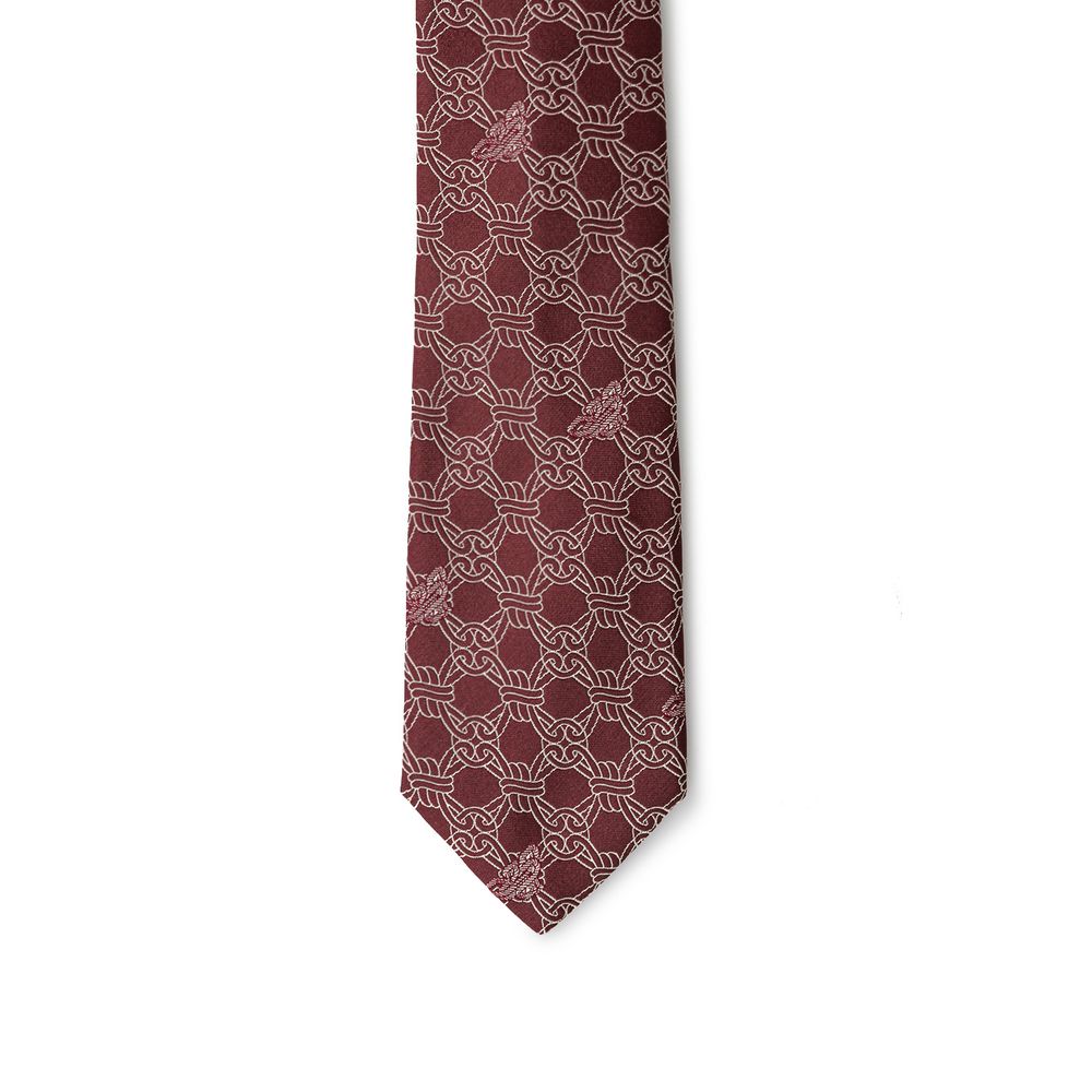 Emporio Armani Red Silk Tie for Sophisticated Style