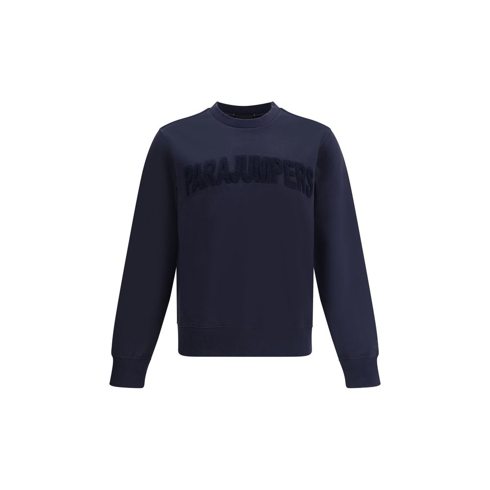 Parajumpers Grey Cotton Josiah Sweatshirt for Effortless Luxury Style