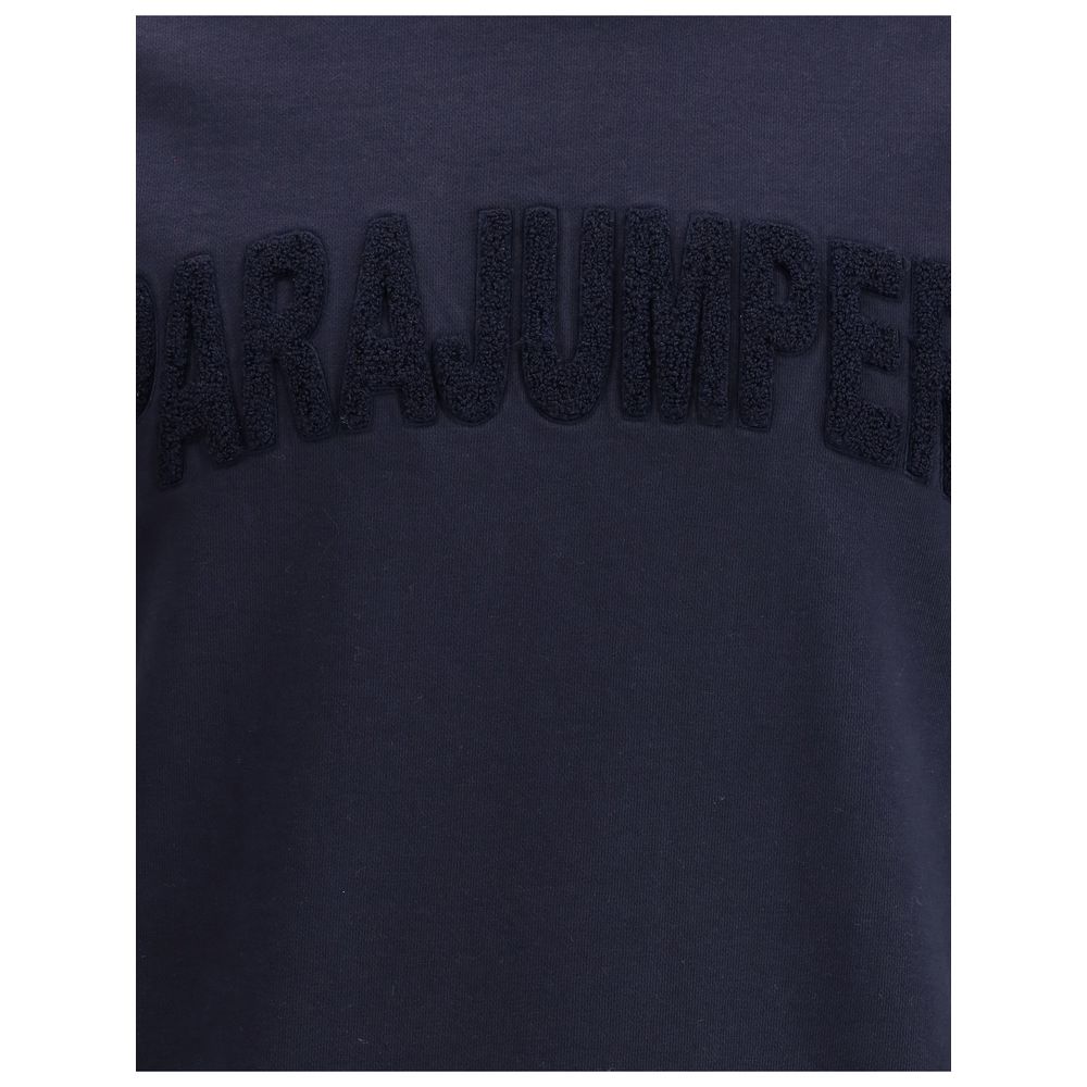 Parajumpers Grey Cotton Josiah Sweatshirt for Effortless Luxury Style