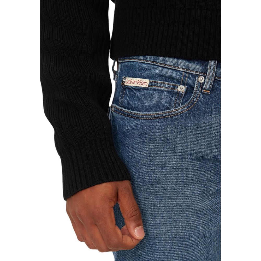 Calvin Klein Blue Cotton Jeans & Pant for Timeless Style