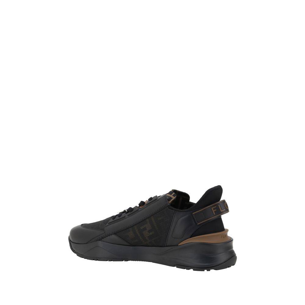 Fendi White Mesh Flow Running Sneakers - Elevate Your Everyday Aesthetic