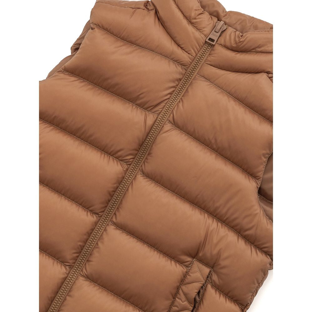 Herno Brown Down Vest - Timeless Luxury and Effortless Style