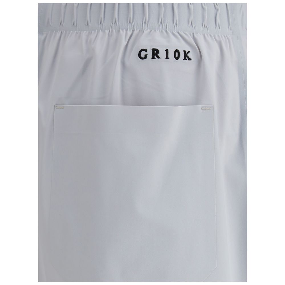 GR10K Grey Cotton Blend Render Ultrasound Shorts