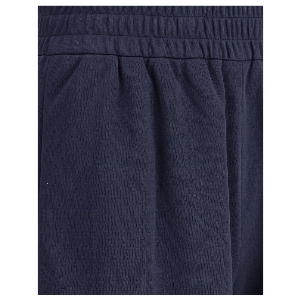 Fendi Beige Cotton FF Pattern Shorts For Effortless Luxury Style