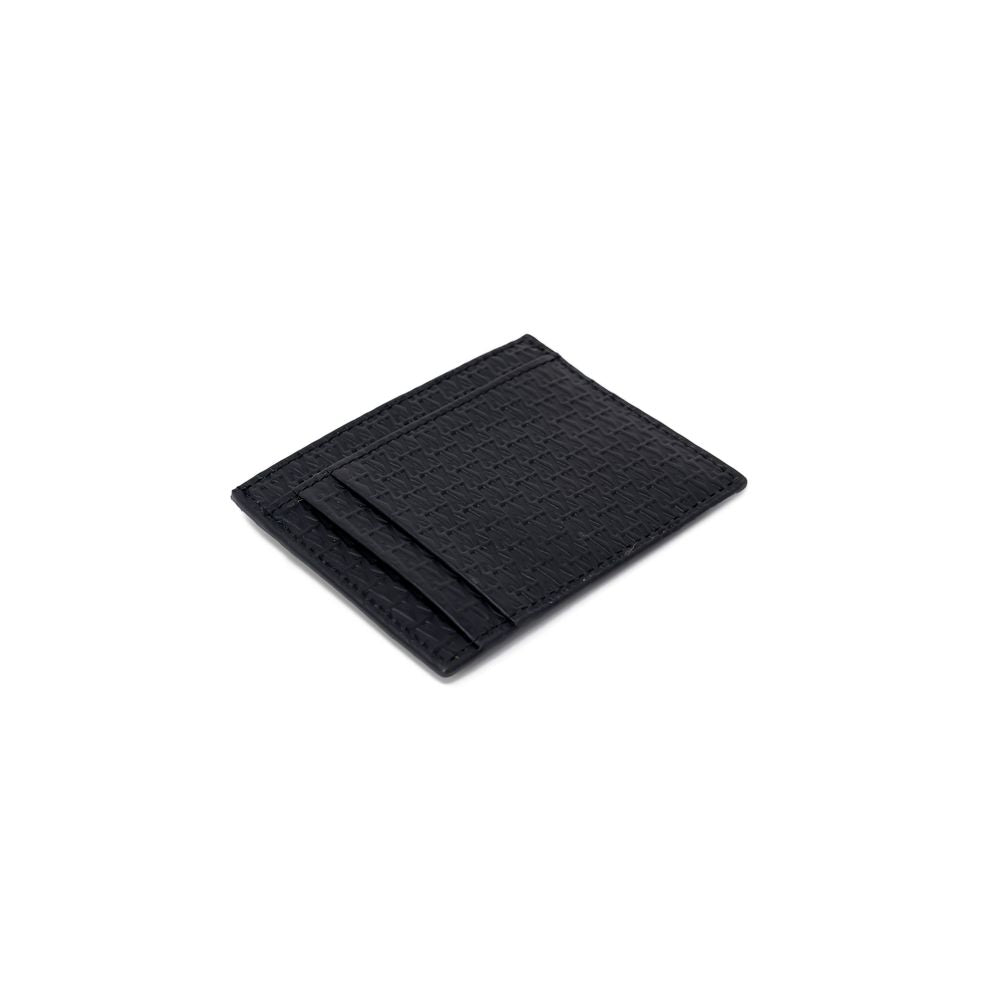Armani Exchange Black Leather Wallet - Timeless Elegance