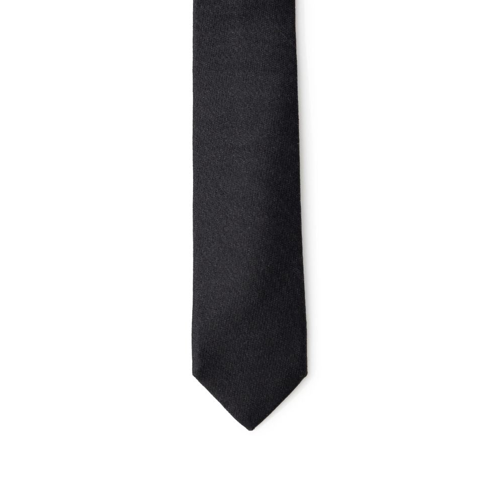 Dolce & Gabbana Black Silk Tie for Elegant Style