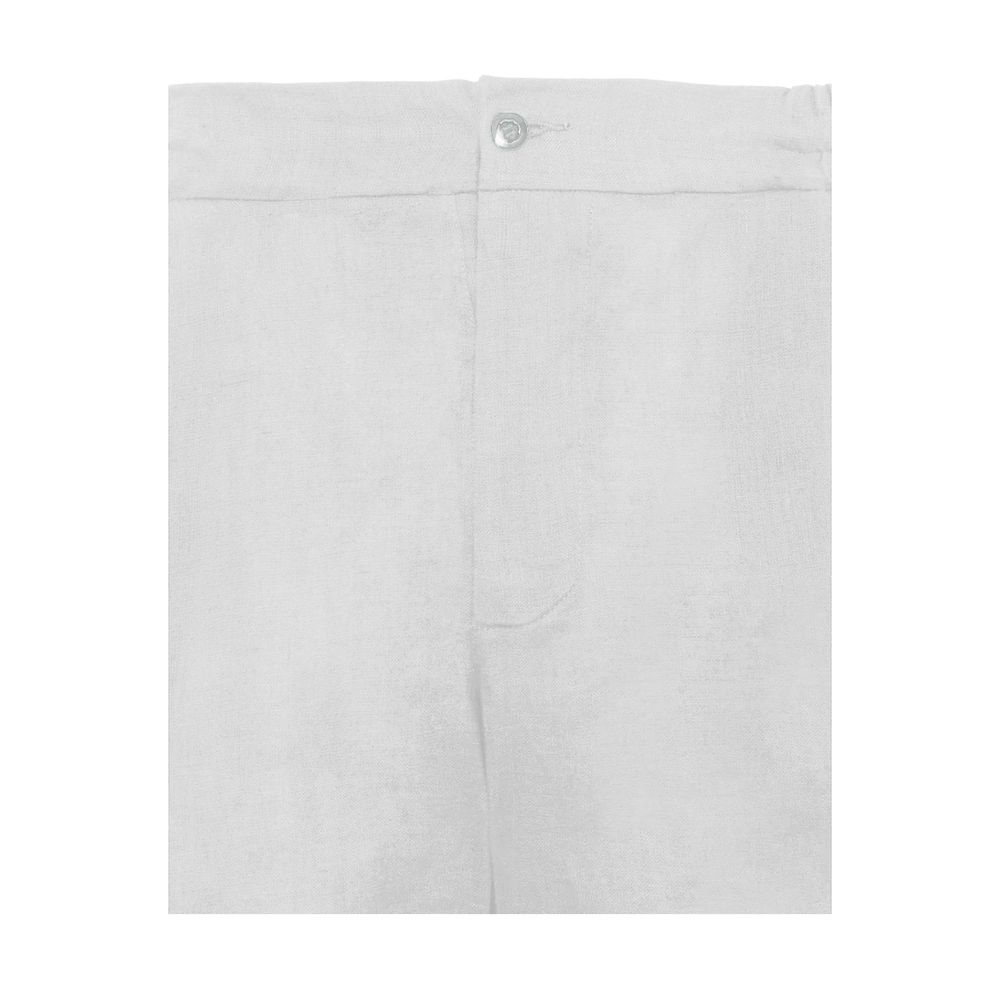 Alpha Studio White Linen Short - Effortless Summer Elegance