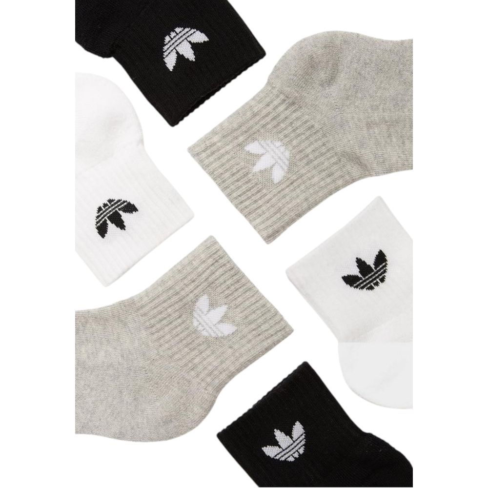 Adidas Black Cotton Sock for Elevated Everyday Style