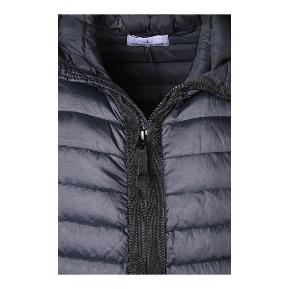 Stone Island Blue Nylon Jacket for Elevated Outerwear