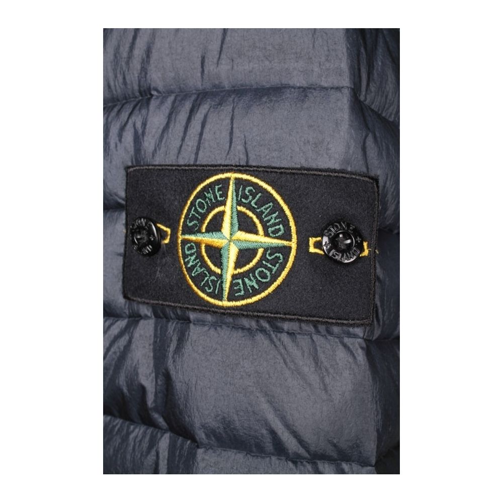 Stone Island Blue Nylon Jacket for Elevated Outerwear