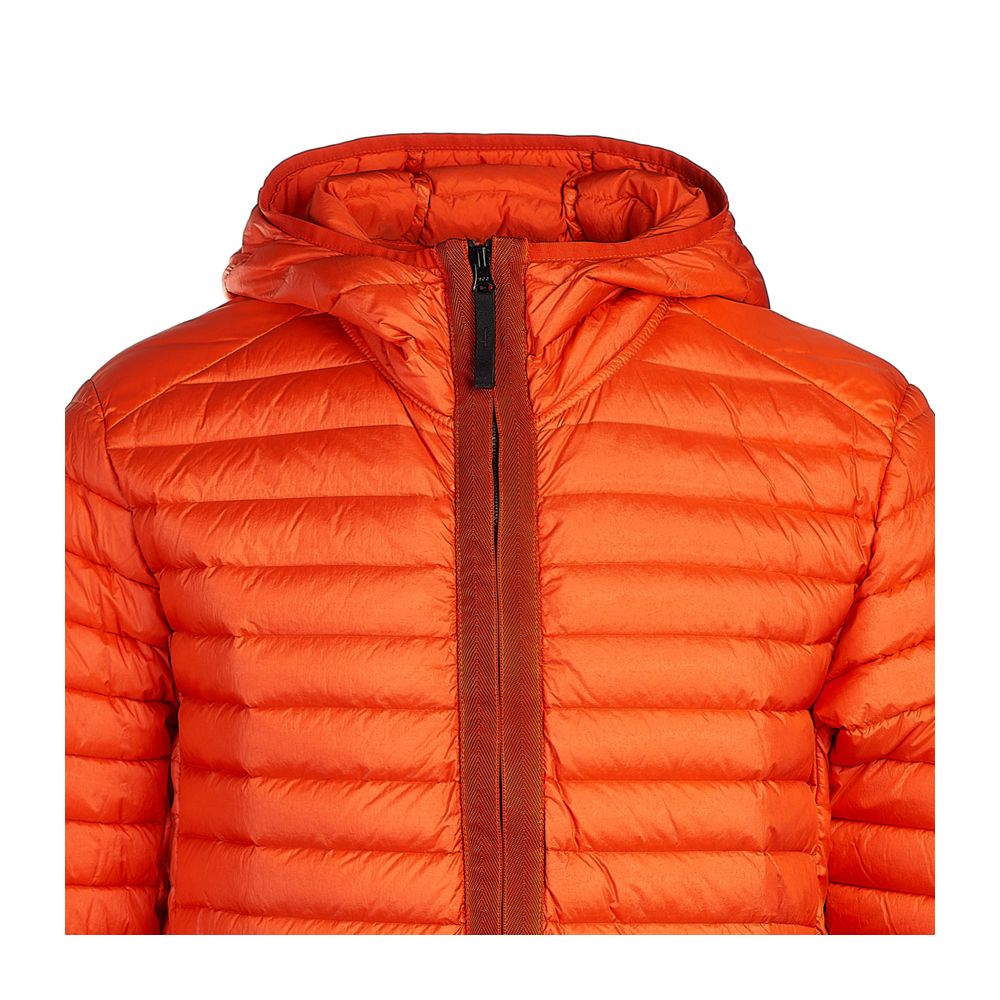 Stone Island Orange Nylon Jacket for Elevated Style