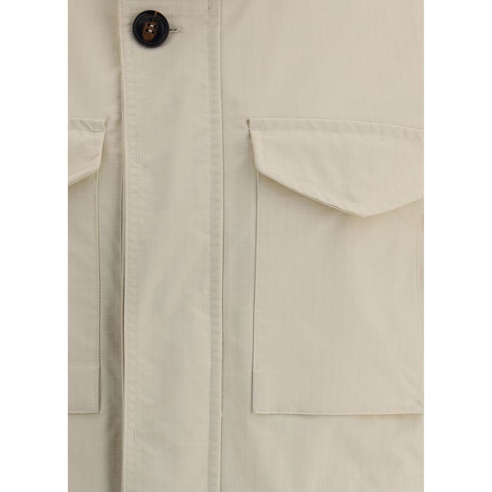 Paltò Beige Wool Jacket - Elegant Outerwear for Timeless Style