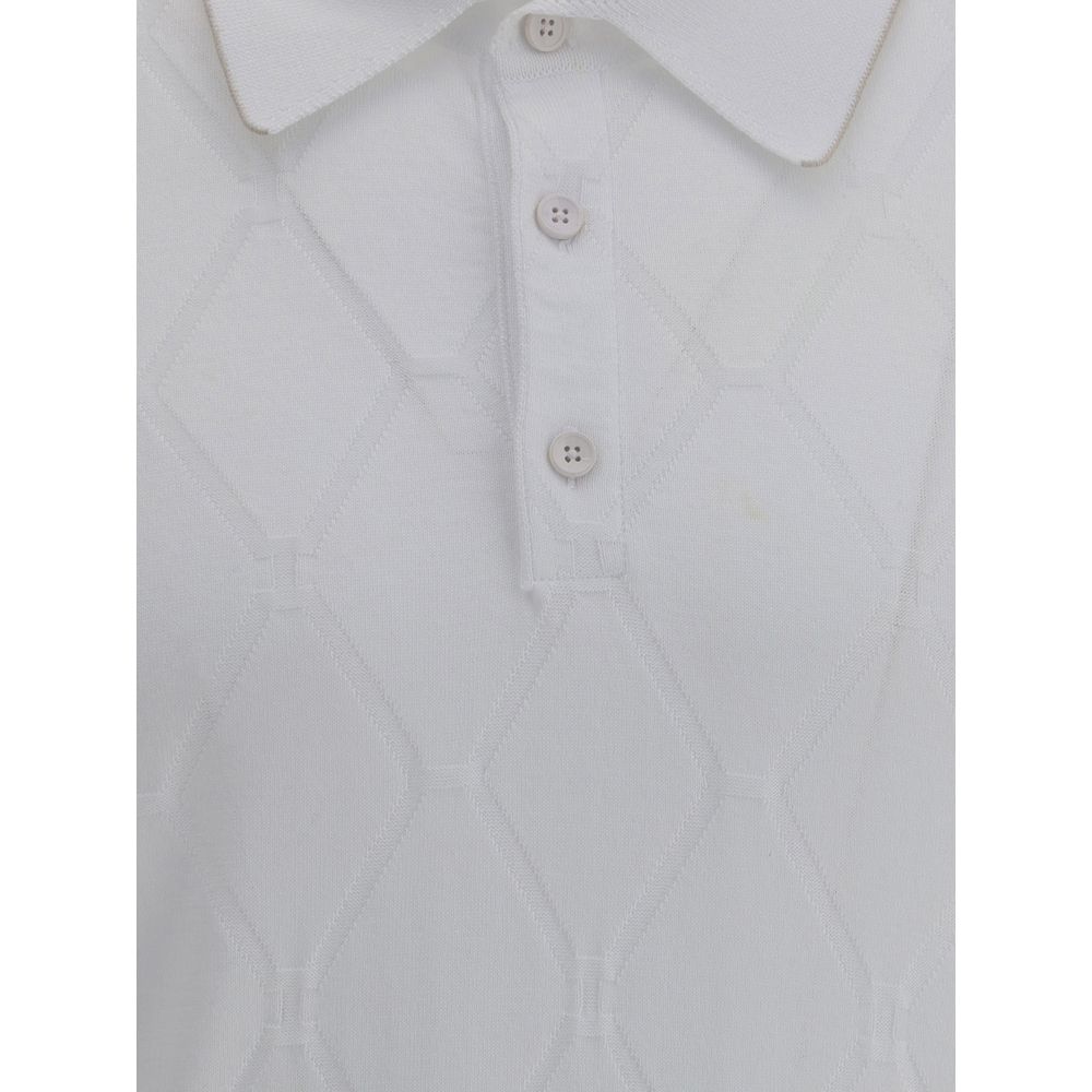Svevo Navy Cotton Knit Polo Shirt for Elevated Casual Elegance