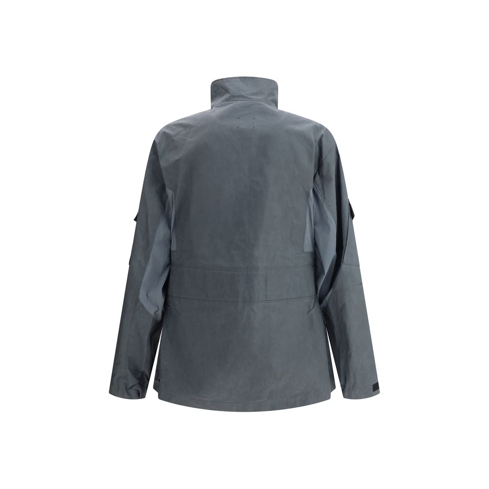 GR10K Green Cotton Field Jacket: Contemporary Elegance Redefined
