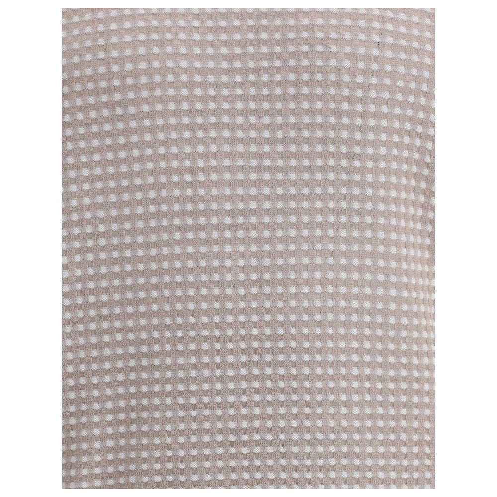 Brioni Blue Silk Polo Shirt in Luxurious Check Design